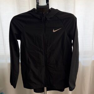 Nike women Black Windbreaker Jacket